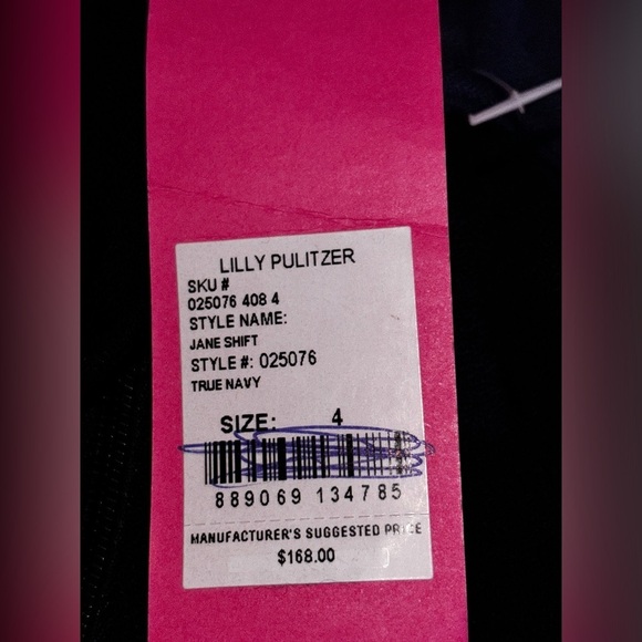 Lily Pulitzer Jane‎ Shift Dress Coastal Cruisewear Nautical Shopping NEW Women 4 - Picture 8 of 11